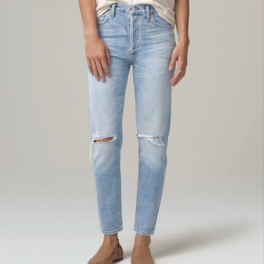 Citizens of Humanity Liya Light Wash Relaxed Jeans Sz 29
